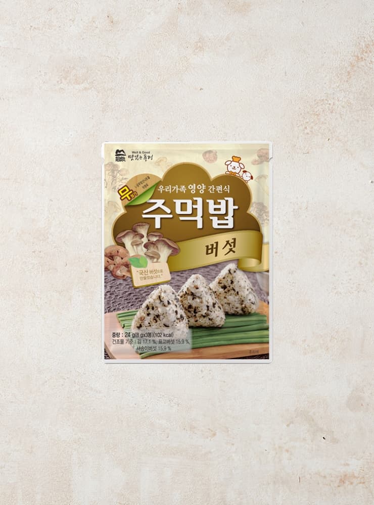 주먹밥 버섯(8gx3봉)