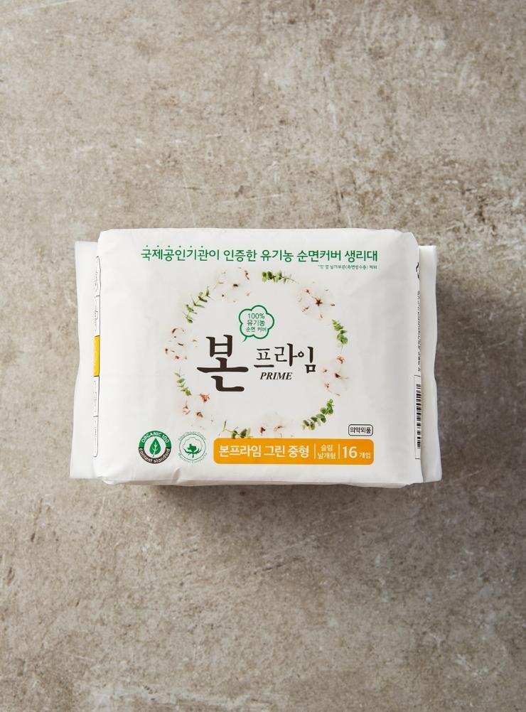 본프라임 생리대 중형(16개입)