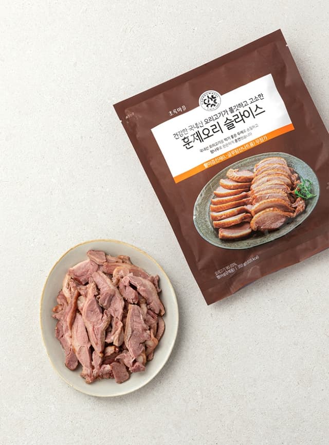 훈제오리 슬라이스(350g)