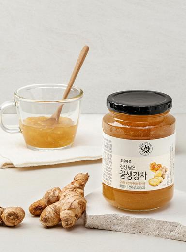 진심 담은 꿀생강차(550g)