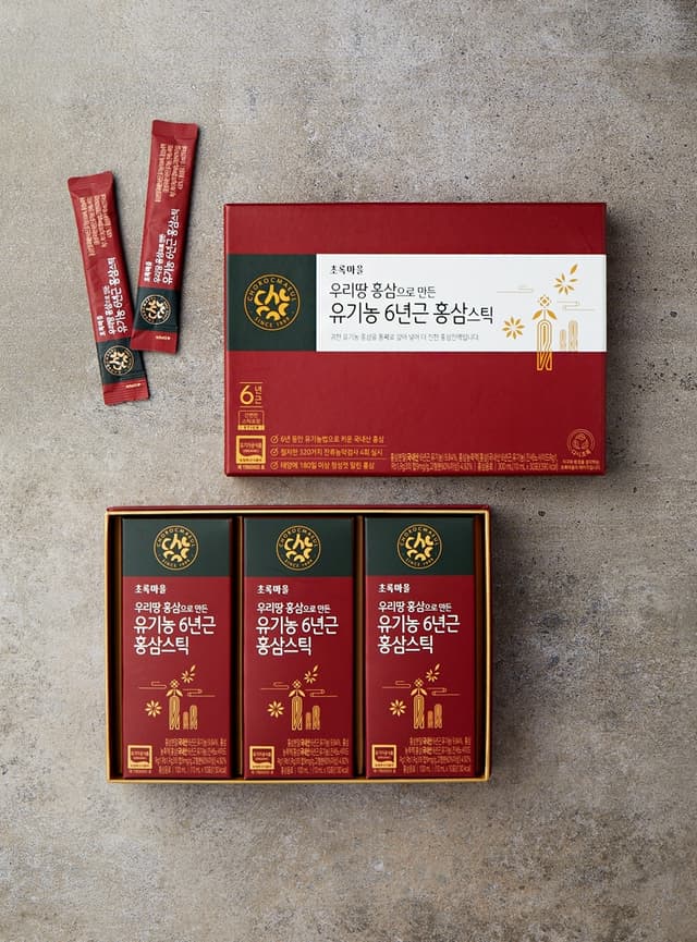 유기농6년근홍삼스틱(10mLx30포)