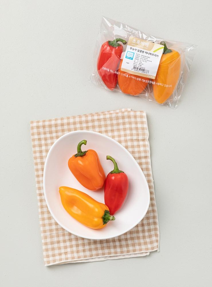 초록베베 무농약 달콤한 미니파프리카(100g)