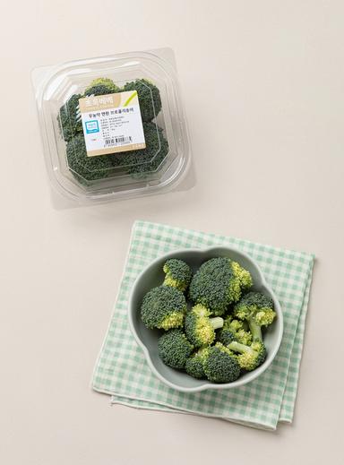 초록베베 무농약 연한 브로콜리송이(100g)