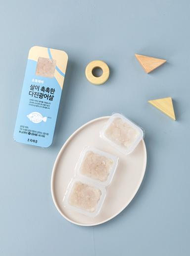 초록베베 살이 촉촉한 다진광어살(90g/3큐브)