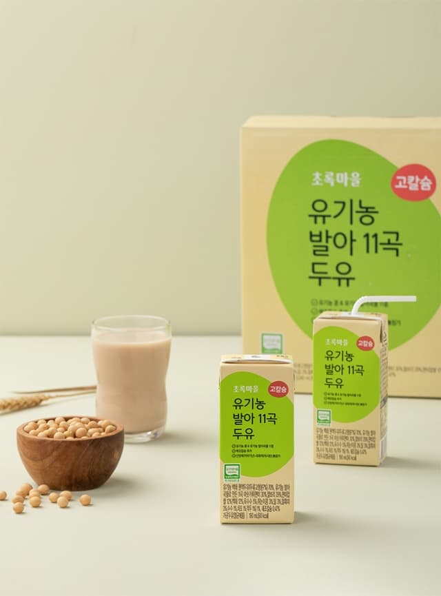 유기농 발아11곡 두유 고칼슘(190mLx16입)