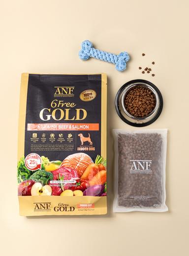 ANF 식스프리골드 인도어 독 소고기&연어(1.6kg)