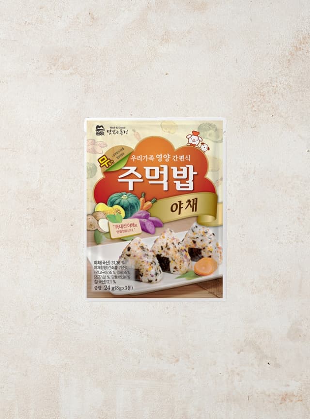 주먹밥 야채(8gx3봉)