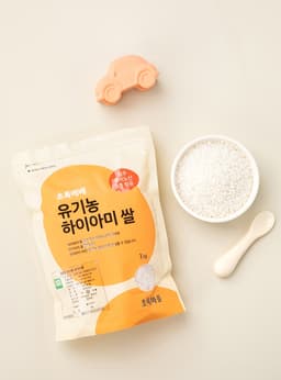 초록베베 유기농 하이아미 쌀(1kg)