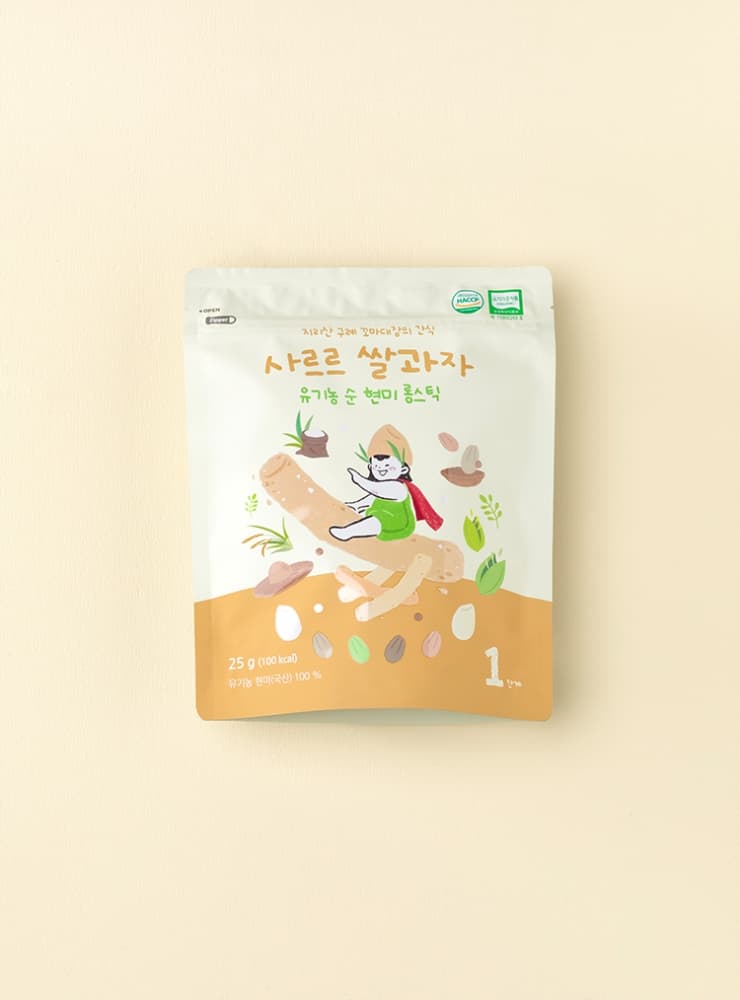 지구대장 유기농 순현미 롱스틱(25g)