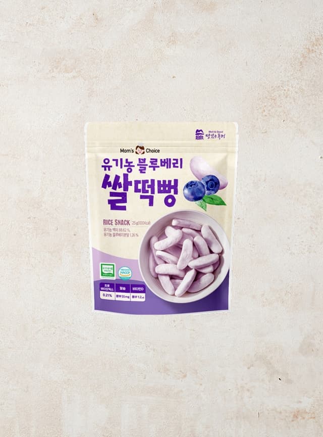 유기농 블루베리 쌀떡뻥(25g)